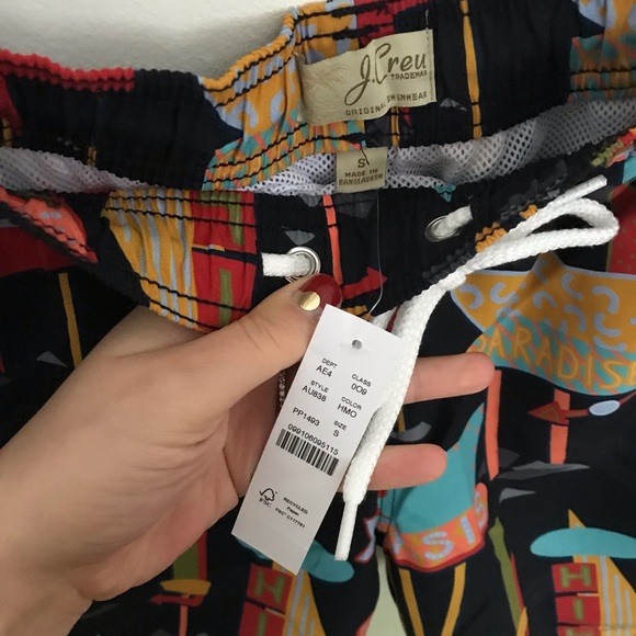 NWT J. Crew Liberty 6” Men’s Swim Trunks - Picture 7 of 9